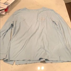 Carolina blue ivory Ella elephant shirt